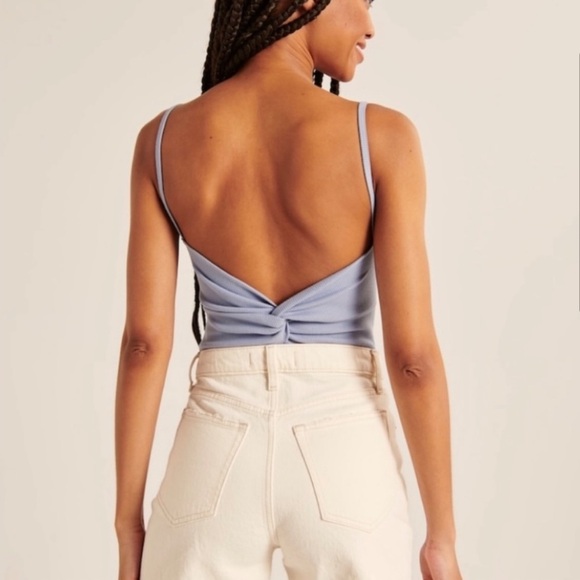 Abercrombie and fitch ribbed open back twist bodysuit - NWT - XL - Picture 6 of 8